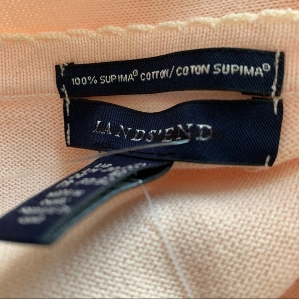 Lands End size 1X pale pink knit top - Picture 9 of 9
